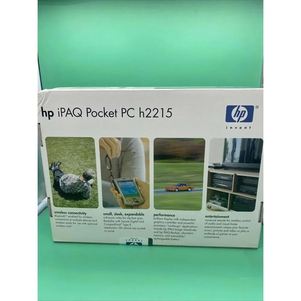 HP IPAQ H2215 Pocket PC 400mhz (FA159A#8ZP) Brand NEW/FACTORY SELAED